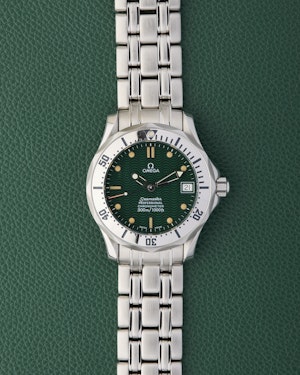 Omega Ref. 2553.41.00 Seamaster Jacques Mayol Limited Edition Green Full Set 1997