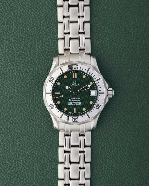 Omega Ref. 2553.41.00 Seamaster Jacques Mayol Limited Edition Green Full Set 1997 - image 1