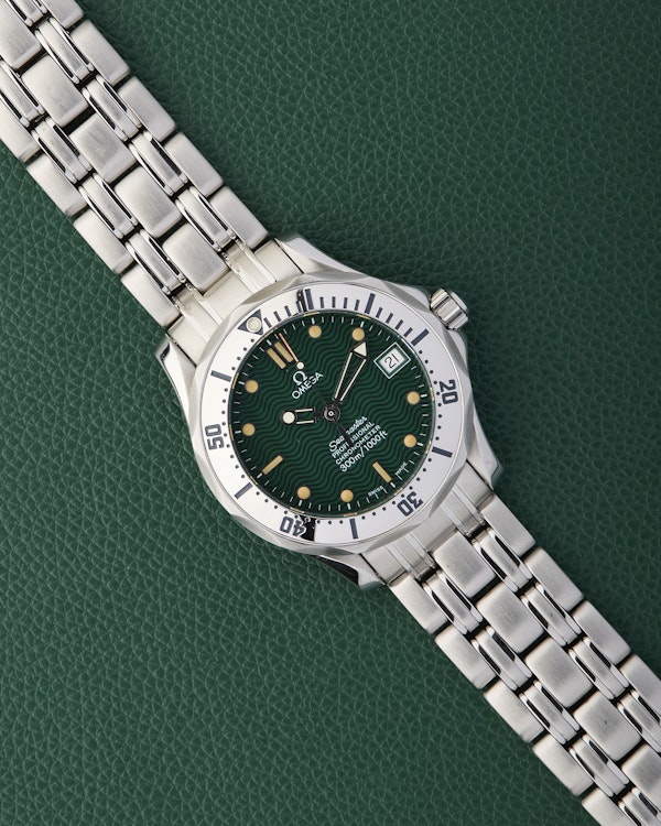 Omega Ref. 2553.41.00 Seamaster Jacques Mayol Limited Edition Green Full Set 1997 - image 2