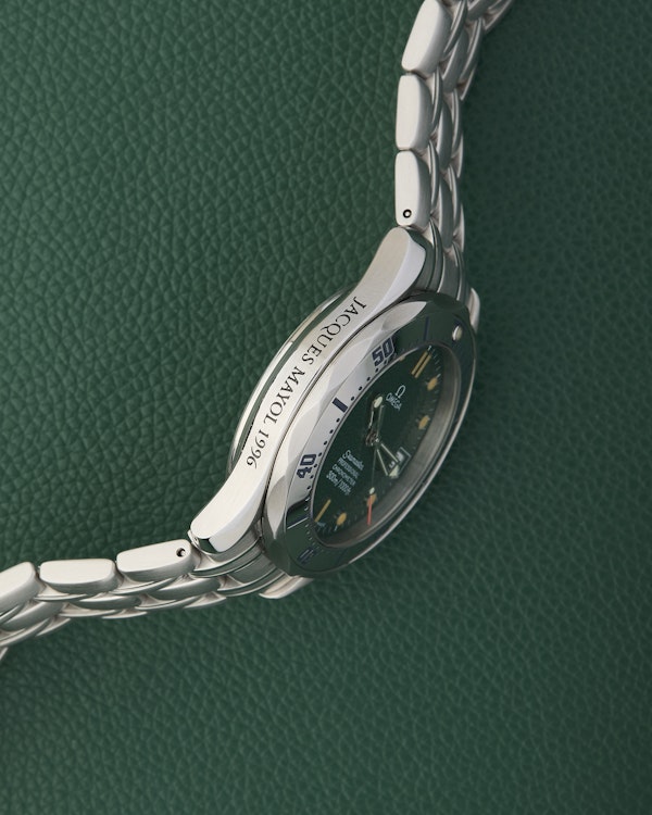 Omega Ref. 2553.41.00 Seamaster Jacques Mayol Limited Edition Green Full Set 1997 - image 5