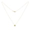 Vintage Italian 18ct Gold Peridot Pendant Necklace - image 2