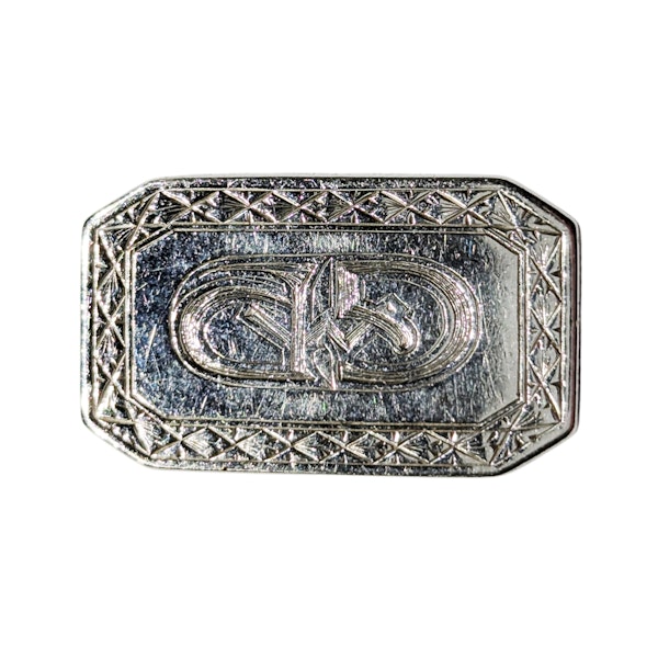 Black Starr & Frost Diamond and Platinum Cocktail Wristwatch, with Longines Movement, Circa 1930 - image 5