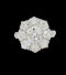 Antique diamond cluster engagement ring sku 8797 DBGEMS - image 1