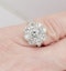 Antique diamond cluster engagement ring sku 8797 DBGEMS - image 3