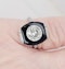 Art deco onyx and 1.90ct transitional cut diamond ring sku 8796 DBGEMS - image 2
