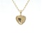 Small Heart Diamond Necklace 9k Yellow Gold - image 3