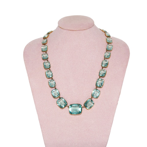 Victorian Aquamarine Paste Rivière - Charlotte Sayers - image 3