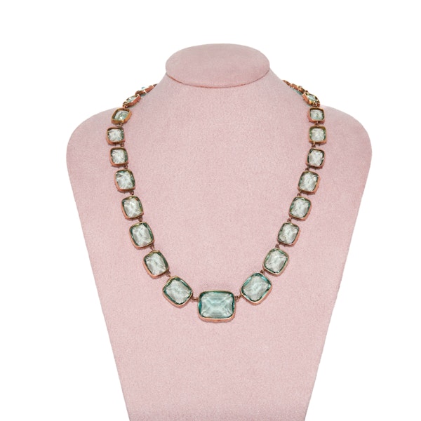 Victorian Aquamarine Paste Rivière - Charlotte Sayers - image 5