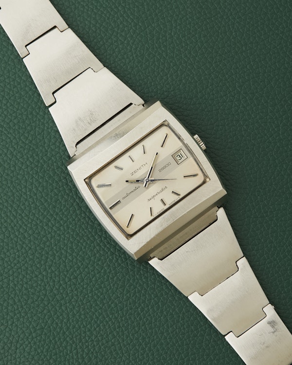 Zenith Ref. A769 Respirator TV-Shaped Case Lobster Bracelet 1974 - image 2