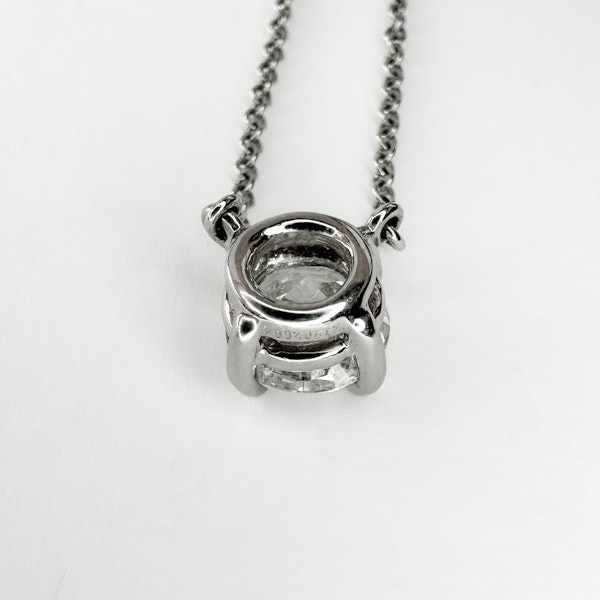 Tiffany & Co Solitaire Pendant 0.86ct - Saddingtons Jewellery Stand 375 - image 5