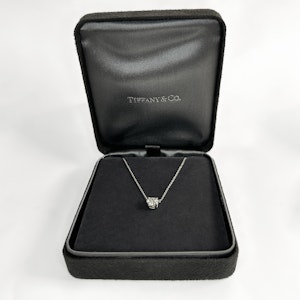 Tiffany & Co Solitaire Pendant 0.86ct - Saddingtons Jewellery Stand 375