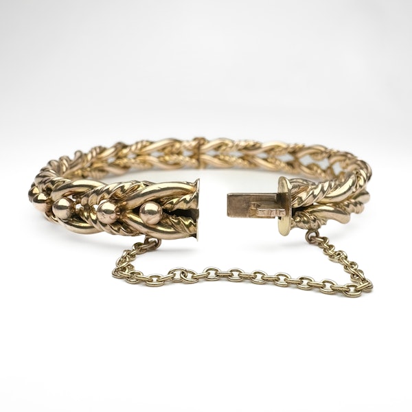Edwardian Gold Bangle - Saddingtons Jewellery Stand 375 - image 3