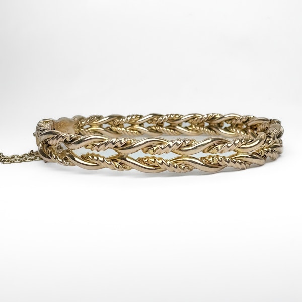 Edwardian Gold Bangle - Saddingtons Jewellery Stand 375 - image 2