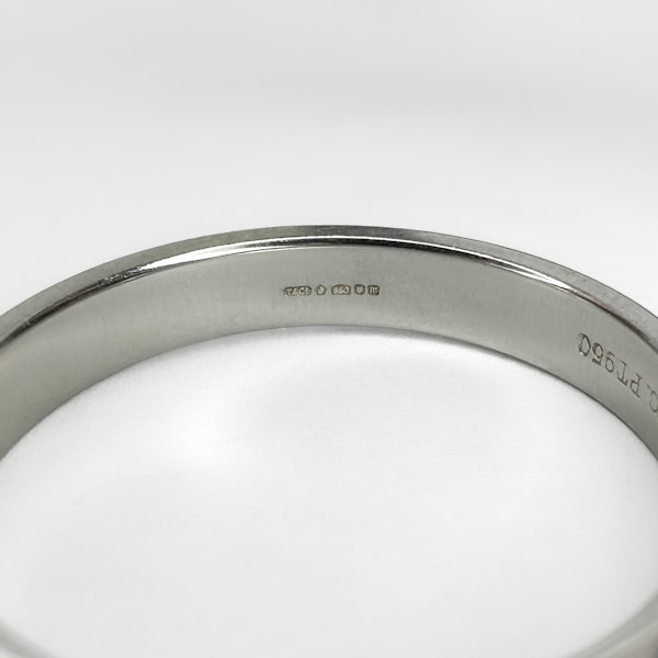 Tiffany & Co Platinum Wedding Band - Saddingtons Jewellery Stand 375 - image 3