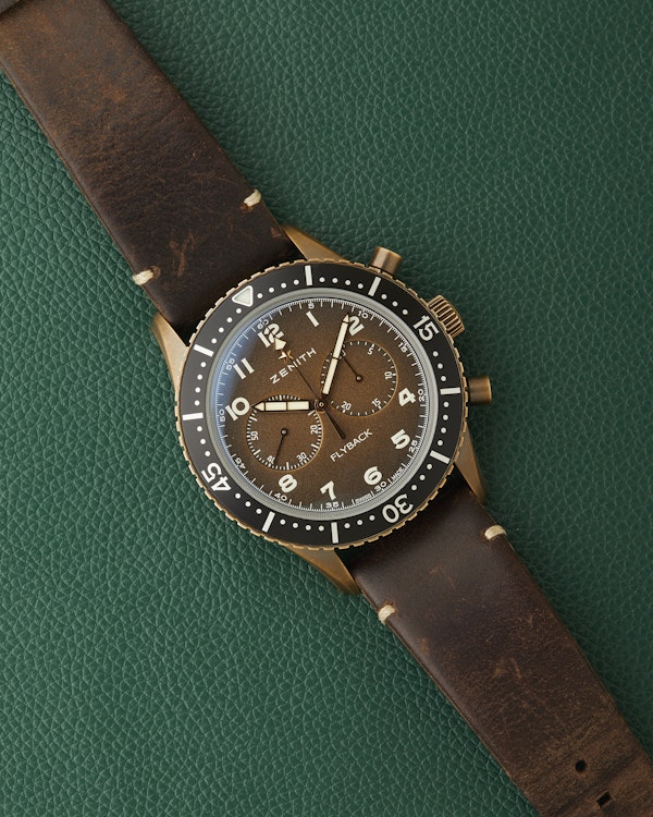 Zenith Tipo CP-2 Bronze Pilot Ref. 29.2240.405/18.c801 Flyback Full Set 2022 - image 2
