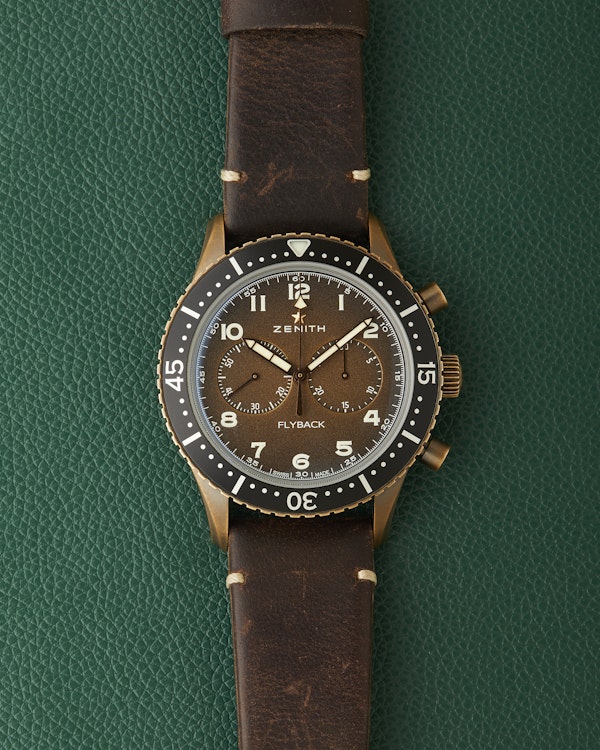 Zenith Tipo CP-2 Bronze Pilot Ref. 29.2240.405/18.c801 Flyback Full Set 2022 - image 1