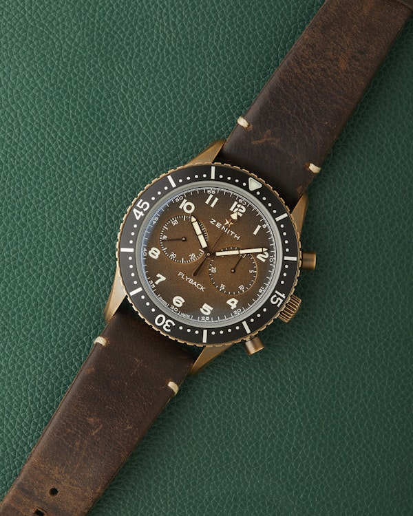Zenith Tipo CP-2 Bronze Pilot Ref. 29.2240.405/18.c801 Flyback Full Set 2022 - image 3