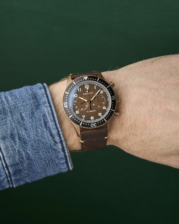 Zenith Tipo CP-2 Bronze Pilot Ref. 29.2240.405/18.c801 Flyback Full Set 2022 - image 12
