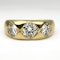 Antique 3 Stone Diamond Gypsy Ring - Saddingtons Jewellery Stand 375 - image 1