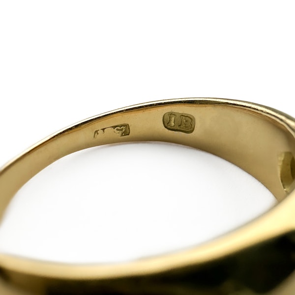 Antique 3 Stone Diamond Gypsy Ring - Saddingtons Jewellery Stand 375 - image 5