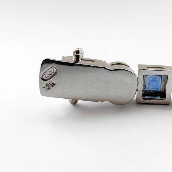 1950’s Sapphire & Diamond Bracelet - Saddingtons Jewellery Stand 375 - image 4