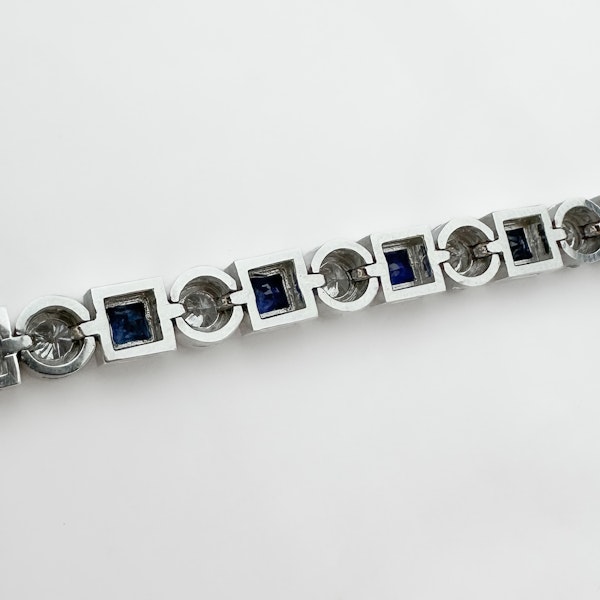 1950’s Sapphire & Diamond Bracelet - Saddingtons Jewellery Stand 375 - image 5