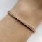 Natural Pink Diamond Line Bracelet - Saddingtons Jewellery Stand 375 - image 2