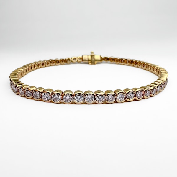 Natural Pink Diamond Line Bracelet - Saddingtons Jewellery Stand 375 - image 1