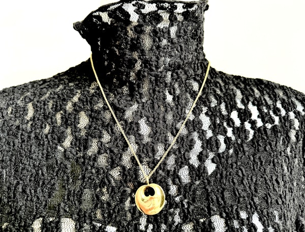 Georg Jensen Gold Hidden Heart Pendant - image 2