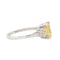 Vintage Yellow Sapphire and Diamond Ring - Charlotte Sayers - image 2