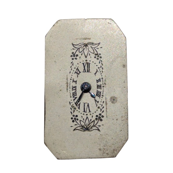 Black Starr & Frost Diamond and Platinum Cocktail Wristwatch, with Longines Movement, Circa 1930 - image 8