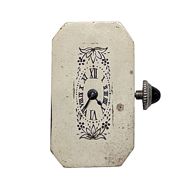 Black Starr & Frost Diamond and Platinum Cocktail Wristwatch, with Longines Movement, Circa 1930 - image 9