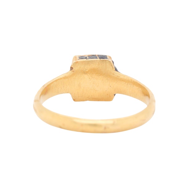 17th Century Rock Crystal and Enamel Ring - Charlotte Sayers - image 4