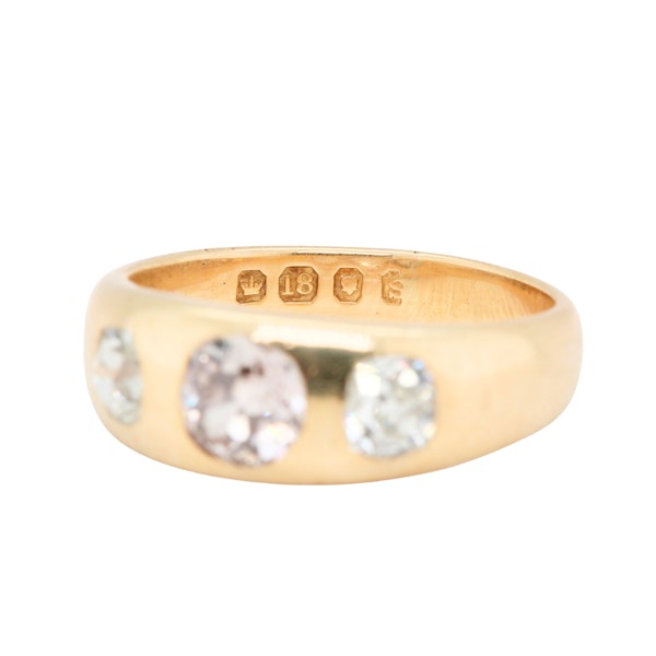 Victorian Brown Diamond Gypsy Set Ring - Charlotte Sayers - image 5