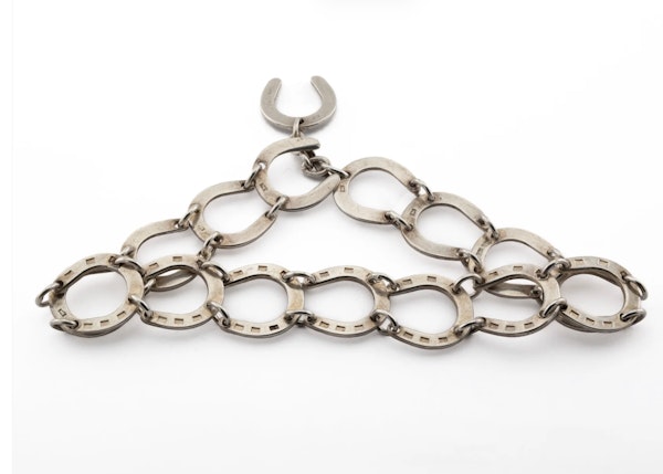 Silver Horseshoe Bracelet - Spectrum Antiques - image 3