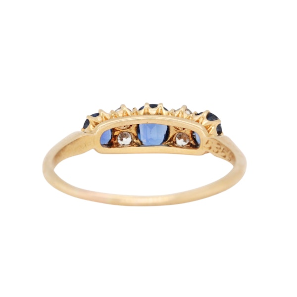 Victorian Sapphire and Diamond Ring - Charlotte Sayers - image 4