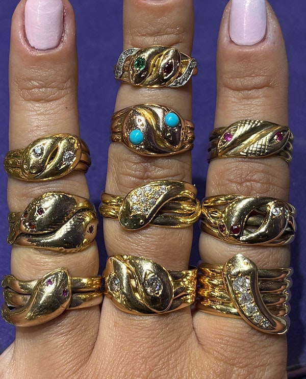Snake Rings - Spectrum Antiques - image 1