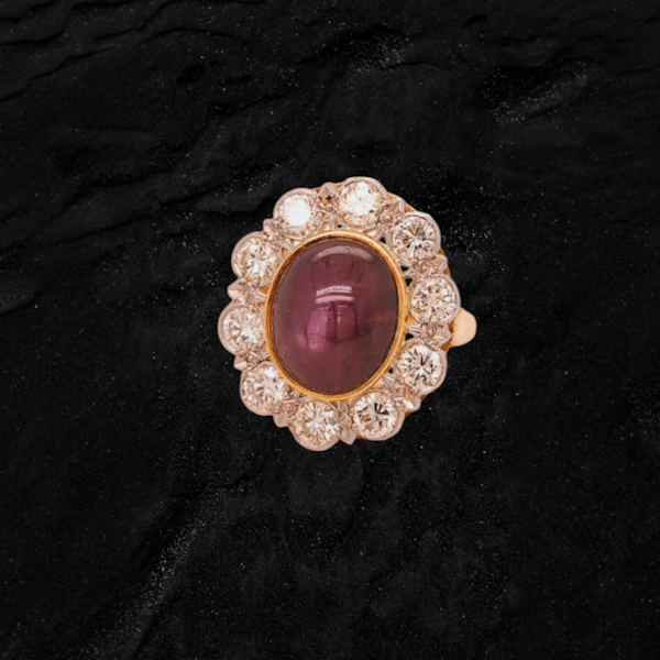 Star Ruby Diamond Ring. - image 6
