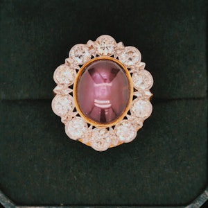 Star Ruby Diamond Ring.