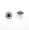 Diamond and Garnet Stud Earrings - Spectrum Antiques - image 4