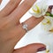 Modern Oval Diamond and Platinum Solitaire Ring 0.91 Carats - image 8