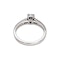 Modern Oval Diamond and Platinum Solitaire Ring 0.91 Carats - image 10