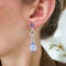 Art Deco Marzo Sapphire And Diamond Drop Earrings, Circa 1930 - image 5