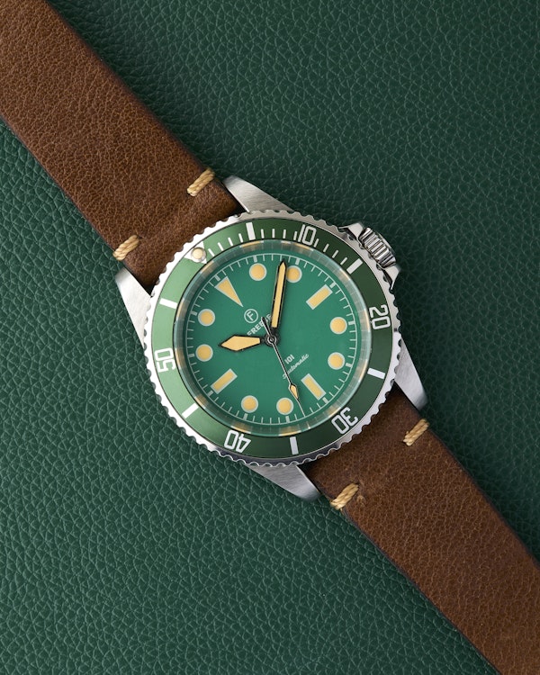 Freese 101 Green Dial Green Bezel Automatic Simon Freese Watch - image 2