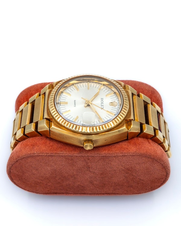 1971 Limited Edition Rolex ‘Texano’ 5100 - Unpolished Beta 21 - 18k Gold Rare Vintage - image 5