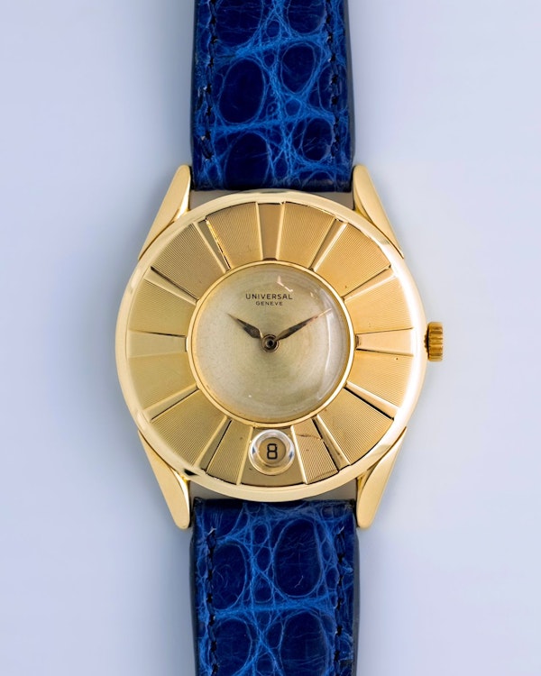 1955 Universal Geneve Monodatic Dioramic ‘Disco Volante’ 100108 - Rare - image 8