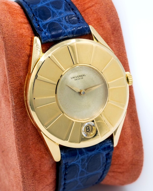 1955 Universal Geneve Monodatic Dioramic ‘Disco Volante’ 100108 - Rare - image 5