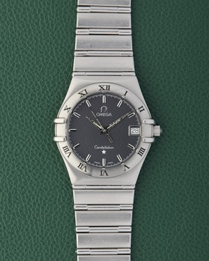 Omega Constellation Ref. 396.1201 Slate Grey Crosshatch Dial 1998