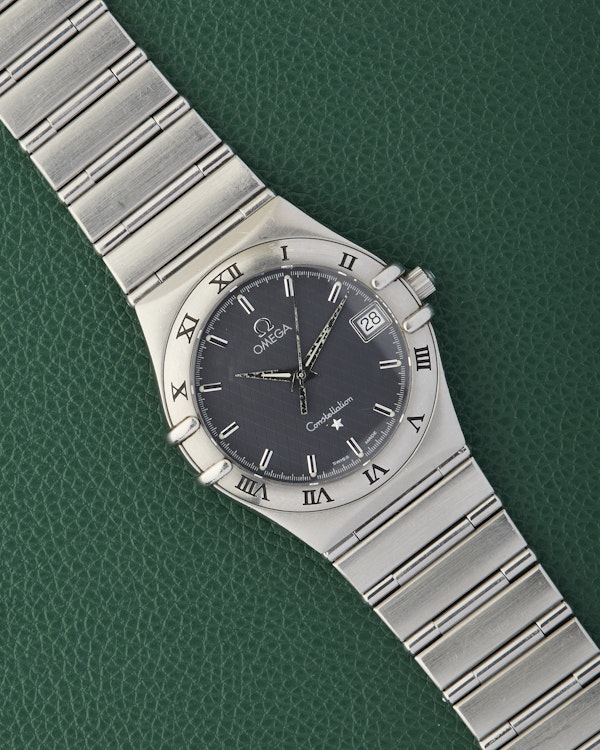 Omega Constellation Ref. 396.1201 Slate Grey Crosshatch Dial 1998 - image 2