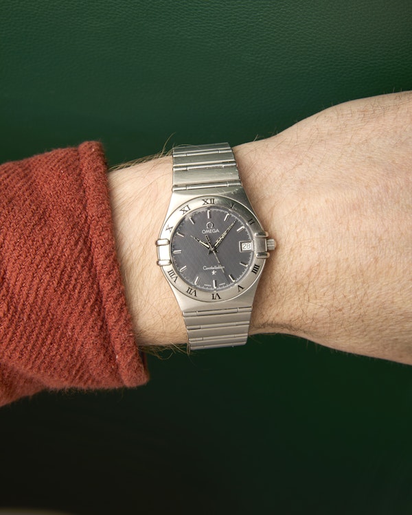 Omega Constellation Ref. 396.1201 Slate Grey Crosshatch Dial 1998 - image 16